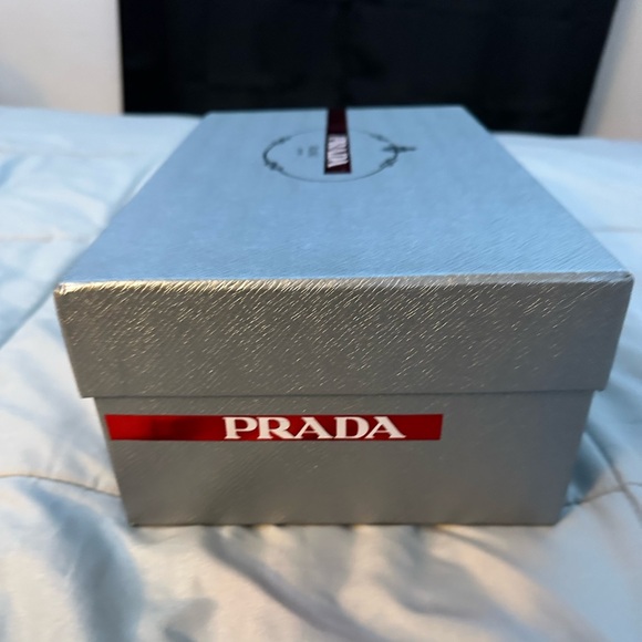 Patent leather and technical fabric Prada America's Cup sneakers - Picture 3 of 16